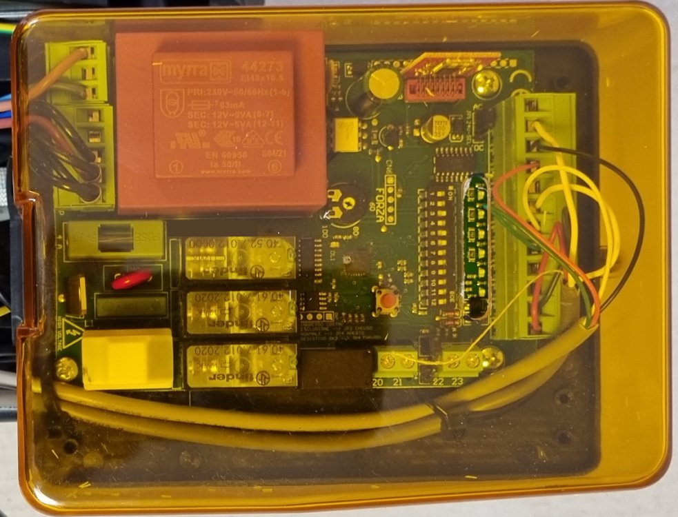 Stuurprint voor 1 motor 230V monofase