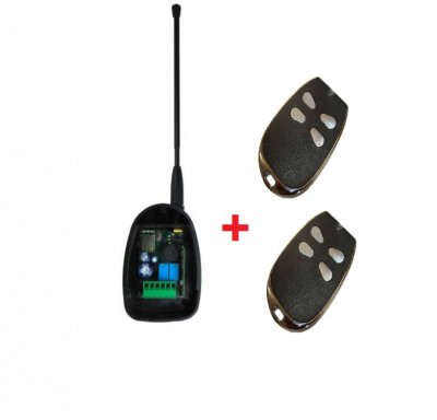 1 CH opbouw ontvanger KIT + bluetooth + 2 x zender 1 CH opbouw ontvanger KIT + bluetooth + 2 x zender
